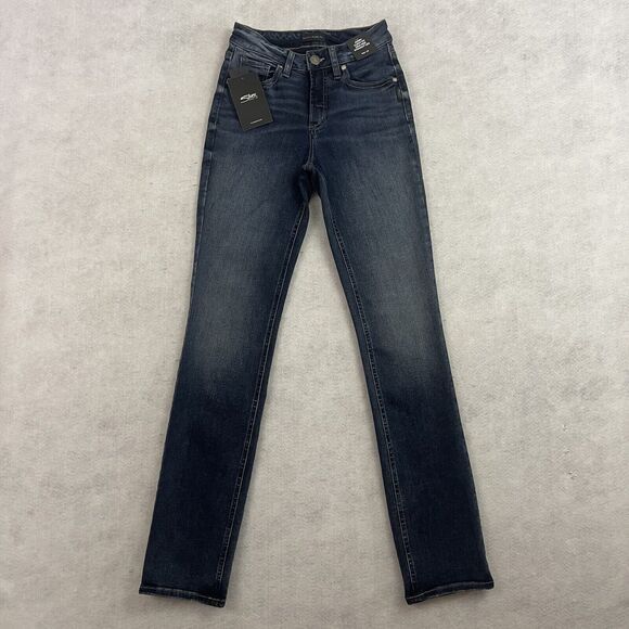 Silver Jeans Womans Size 24x31 Indigo Blue Avery Straight Curvy High Rise - Picture 3 of 16